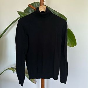 Black Wool HM Turtle Neck Sweater